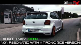 Vw Polo 6c Gti 1 8 T Concept Klappenauspuff Sportauspuff Bull X Ego X Klappenabgasanlage Youtube