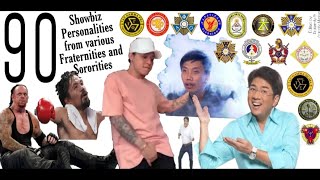 90 Showbiz Personalities from various Fraternities and Sororities w/ chapters (Not clickbait)