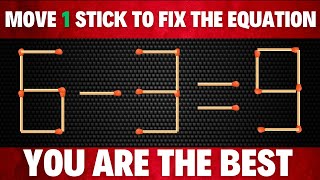 Move 1 Stick To Make Equation Correct - Matchstick Puzzle