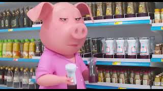 Sing HD 1080p- Rosita dancing in the shop