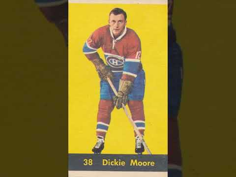 Dickie Moore Montreal Canadiens 1960-61 Parkhurst 38 NHL Hockey Card