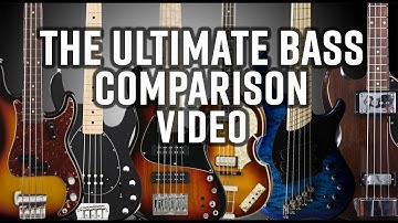 THE ULTIMATE BASS COMPARISON VIDEO