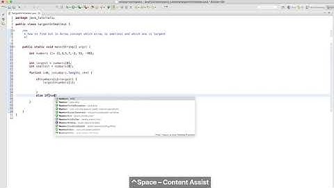 How to find smaller and larger Array in java