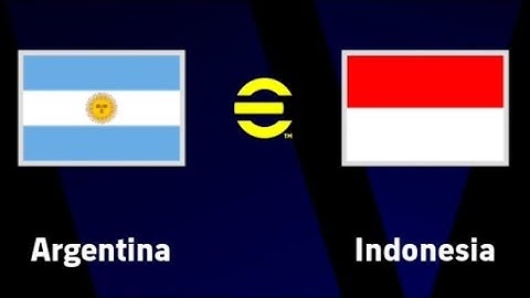 HIGHLIGHT ‼️ ARGENTINA VS INDONESIA EFFOOOTBAL 2025 ⚽🏆