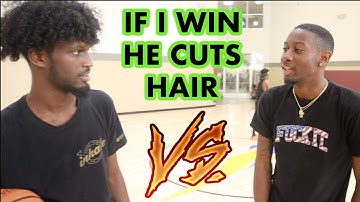 1V1 VS TRASH TALKING BESTFRIEND BLACKCHARCOAL ( IF I WIN HE CUTS HAIR) | TyTheGuy