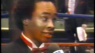 Boxing - 1983 - Barry Tompkins + Sugar Ray Leonard PreFight Analysis Spinks Vs Qawi Lt Heavywt Title