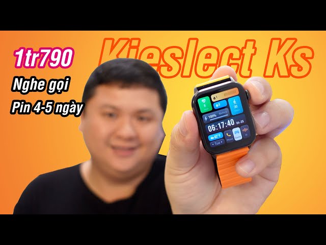 Review Kiselect Ks: smartwatch chỉ 1 triệu 8 mà có nghe gọi, pin 4-5 ngày luôn