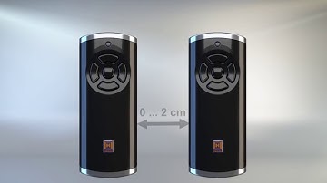 Programming Hörmann BiSecur Remote from another Remote