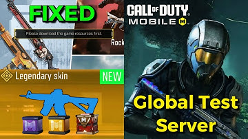 New Secret Cache Gun, Test Server, and Can