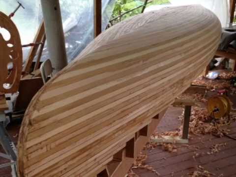 Making my first cedar strip canoe. Time lapse | FunnyCat.TV