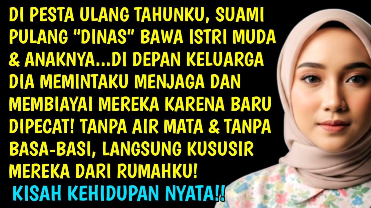 DI HARI ULTAHKU, Suami Datang Bawa Gundik & Bayinya Minta Kurawat—Tanpa Basa-Basi Langsung Kususir!