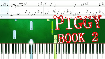 Piggy Book 2 - Main Menu Theme (Piano Tutorial With Sheets)