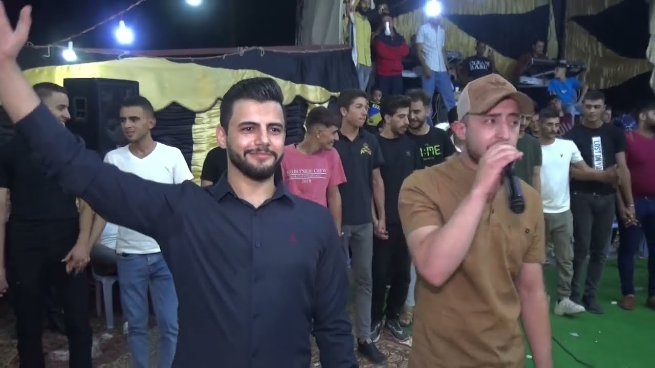 حفل زفاف المهندس بهاء الدين المومني الفنان بشار الباسم المجوز فرهود دبكة شباب كفرنجة