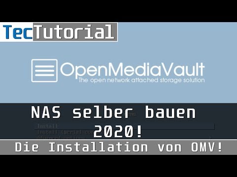 [4/5] NAS selber bauen 2020! - Die Installation von OpenMediaVault! | Für Einsteiger | TecTutorial