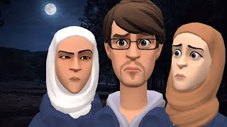 منير و مو و إيمان خرجو من دار الحاج فرحانين😊ما عرفو باش تبلاو تصدمو و بقاو حيرانين😱😨