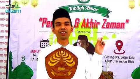Pemuda Akhir Zaman || Ustadz Abdul Somad Lc MA Part 1