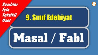 9. Sınıf Edebiyat Masalfabl