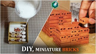 scale mini brick building gypsum block DIY Mold for bricks wood style 
