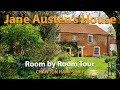 Jane austen house  visite chambre par chambre  chawton hampshire  la vie de jane austen