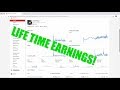 Here's How Much Youtube Paid Me For 134 MILLION Views! (Lifetime Youtube Earnings)