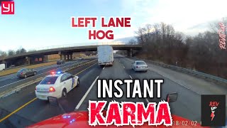 INSTANT KARMA BEST | Drivers busted by cops for speeding, brake checks, Bad driving| Instantjustice!