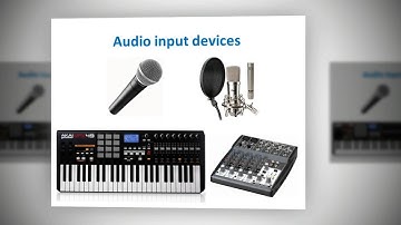 What are Audio Input Devices