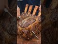 "Smoked Prime Rib Perfection😱🔥💀" #shorts
