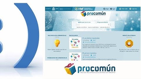 Crear un recurso en Procomún Recursos educativos abiertos para la docencia