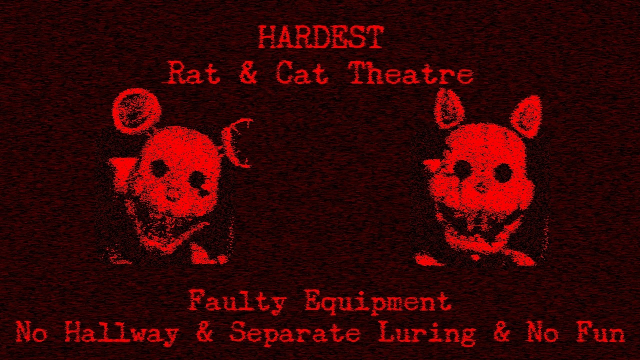 HARDEST Rat & Cat Theater: Faulty Equipment & No Hallway & Separate Luring
