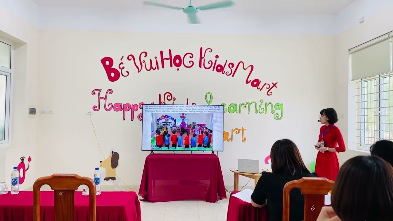 Thuyết trình GV giỏi tỉnh “Âm nhạc đa văn hoá” xuất sắc GV An Thị Mỹ Linh - MN phường Hoà Mạc