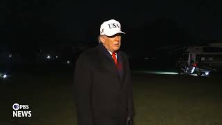 WATCH: Trump calls deadly shooting at Brown University 'a terrible thing' and 'a shame'
