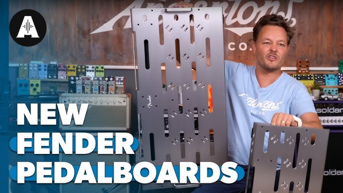 Fender Professional Pedal Board and LVL8 Power Supply (Unboxing and Review)  