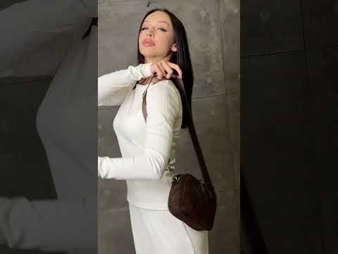 Жіноча сумка крос-боді з натуральної замші SKILL шоколад, видео 1