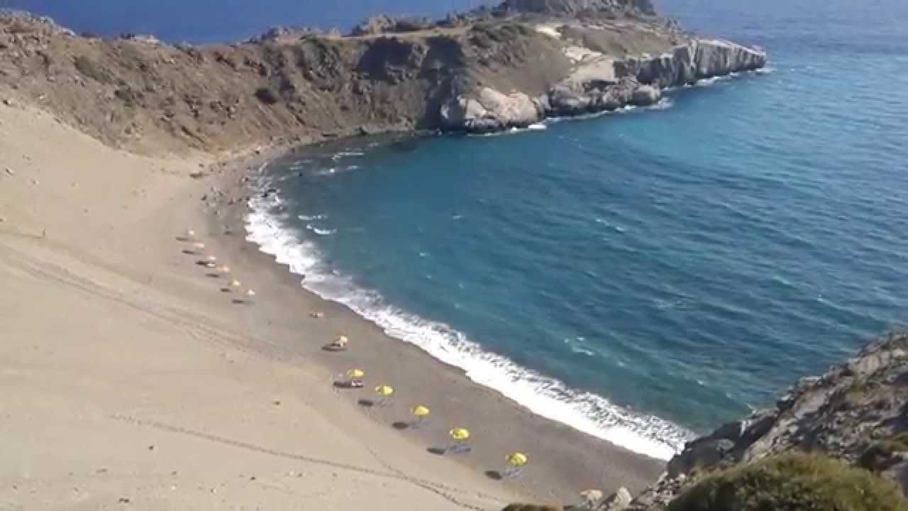 Agios Pavlos beach, Crete - YouTube