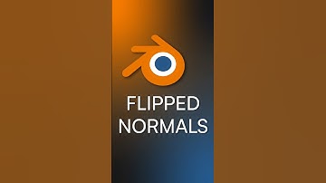 Blender - Flipped normals #shorts #shortvideo #blender