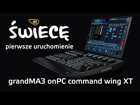 Pierwsze uruchomienie - grandMA3 onPC command wing XT