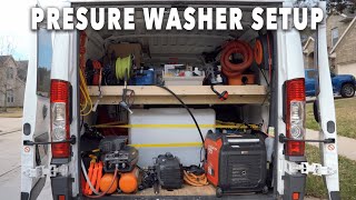 Simple Pressure Washer Setup For Mobile Detailing and Car Wash | Our Entire Setup Explained