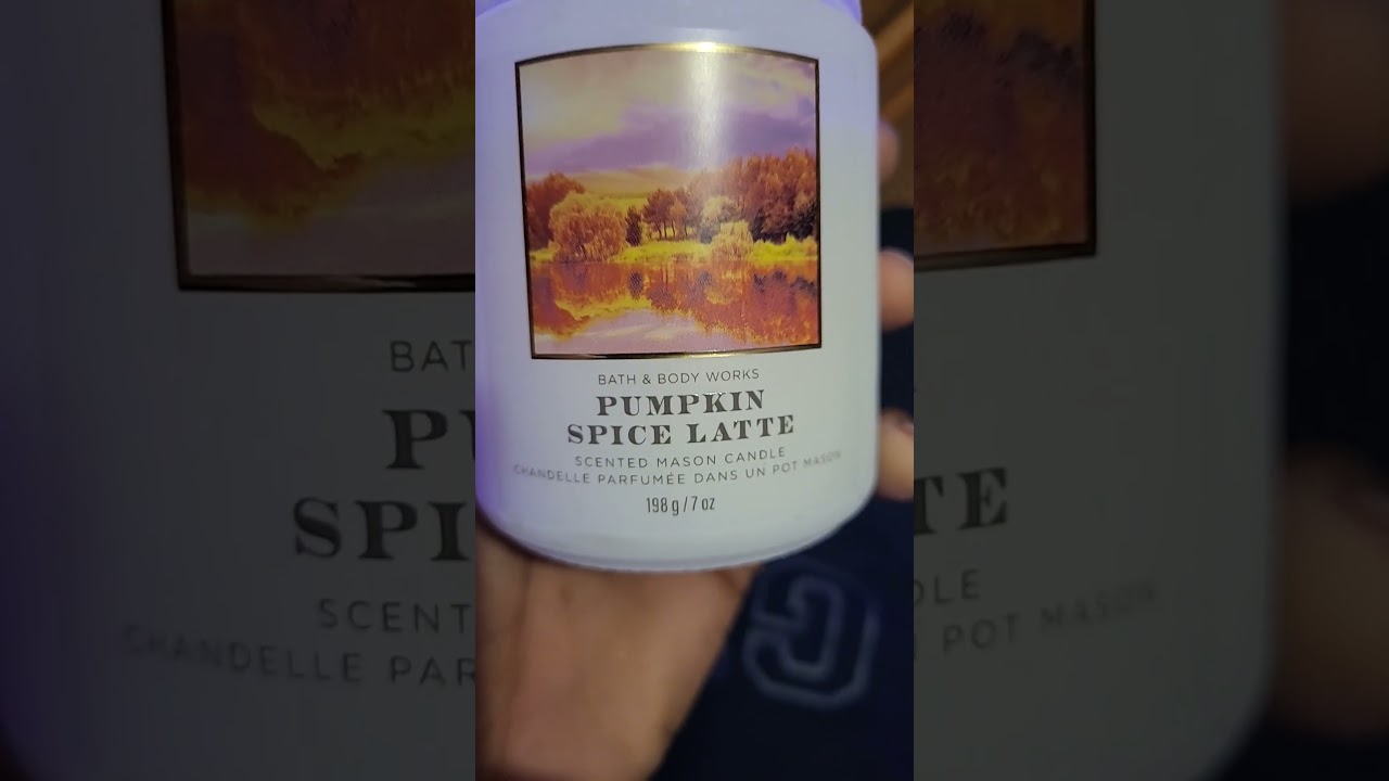 pumpkin spice latte scented candle is a great scent for your room❤️❤️💯💯🥰🥰 
