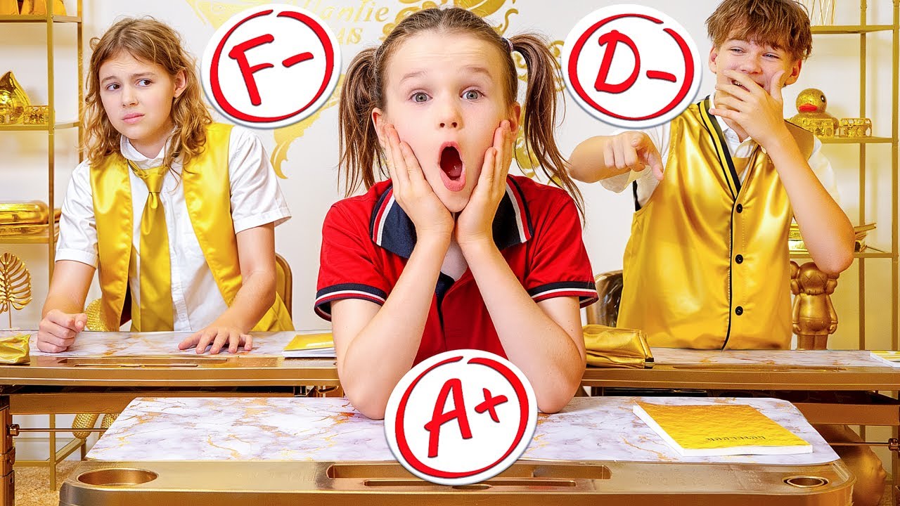 Zabavna pustolovščina v šoli RICH! 🏫✨ Raziščite skrivne sobe in igre