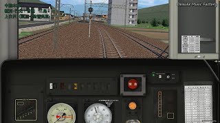 【BVE5】高速試験線V3 中陸本線 普通 E127系100番台 鷹見市⇒南浦松