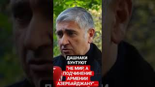 Дашнаки Бунтуют Не Мир, А Подчинение Армении Азербайджану...