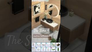 The Sims 4 Modern Luxury Bathroom Speed Build #sims4 #thesims4 #simsbuild #sims4build