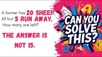 👀 These Math Riddles Look Easy… Until You Try to Solve Them!