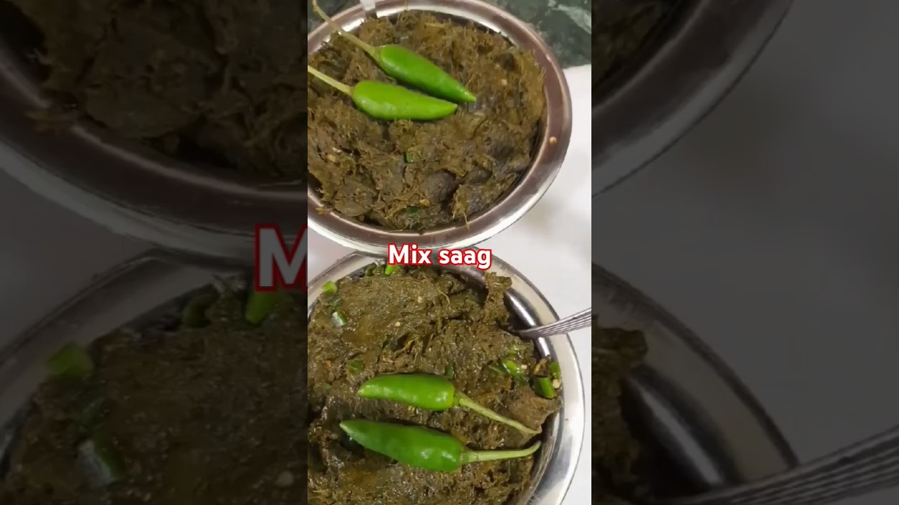Bihari style mix saag kusum saag recipe 