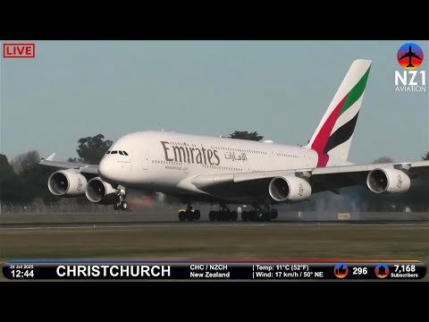 🔴 LIVE Planespotting | Christchurch Airport - New Zealand - 24 Jul 2025 ✈️