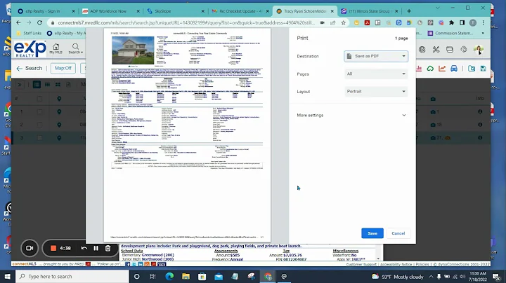 MLS Printing to PDF
