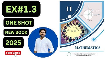 11th Class Math Ch#1 Complex Numbers Ex#1.3 New Book Punjab Board 2025