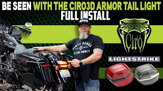 ⚡Bright Armor Tail Light! Install on Harley!⚡