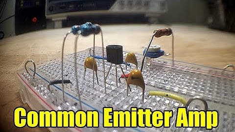 How to build a Common Emitter Amplifier