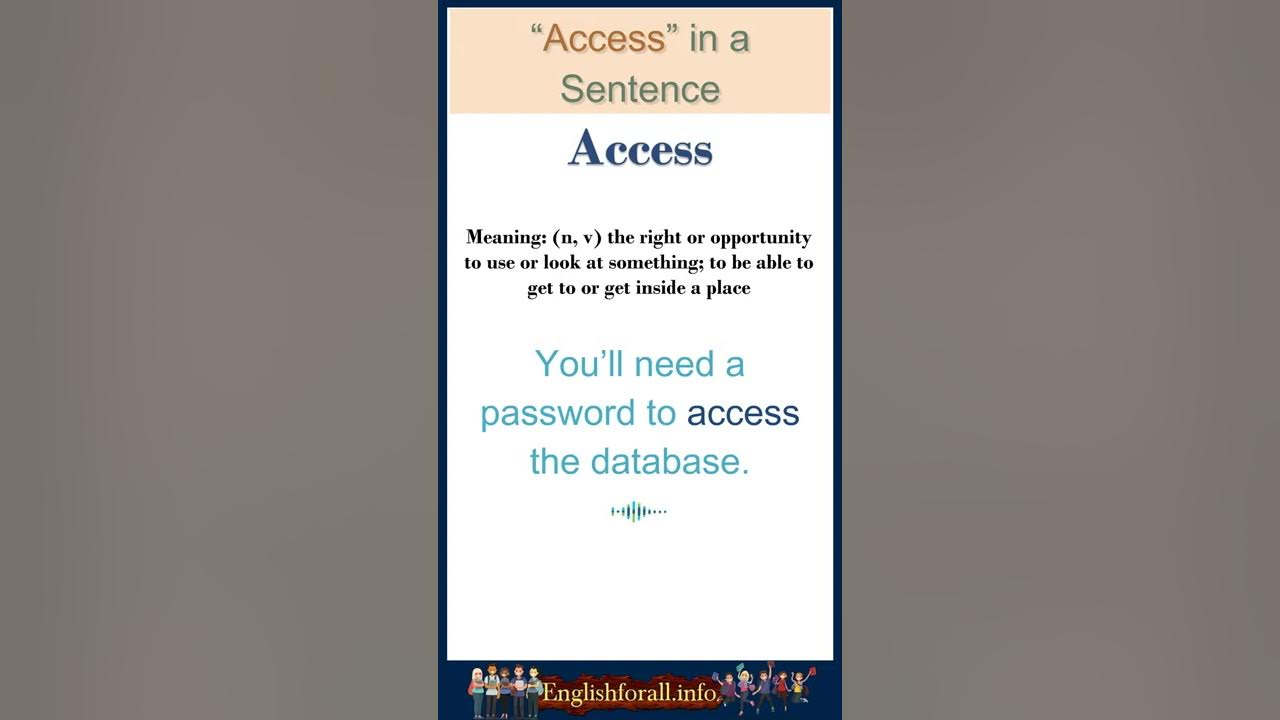 access-meaning-access-in-a-sentence-most-common-words-in-english